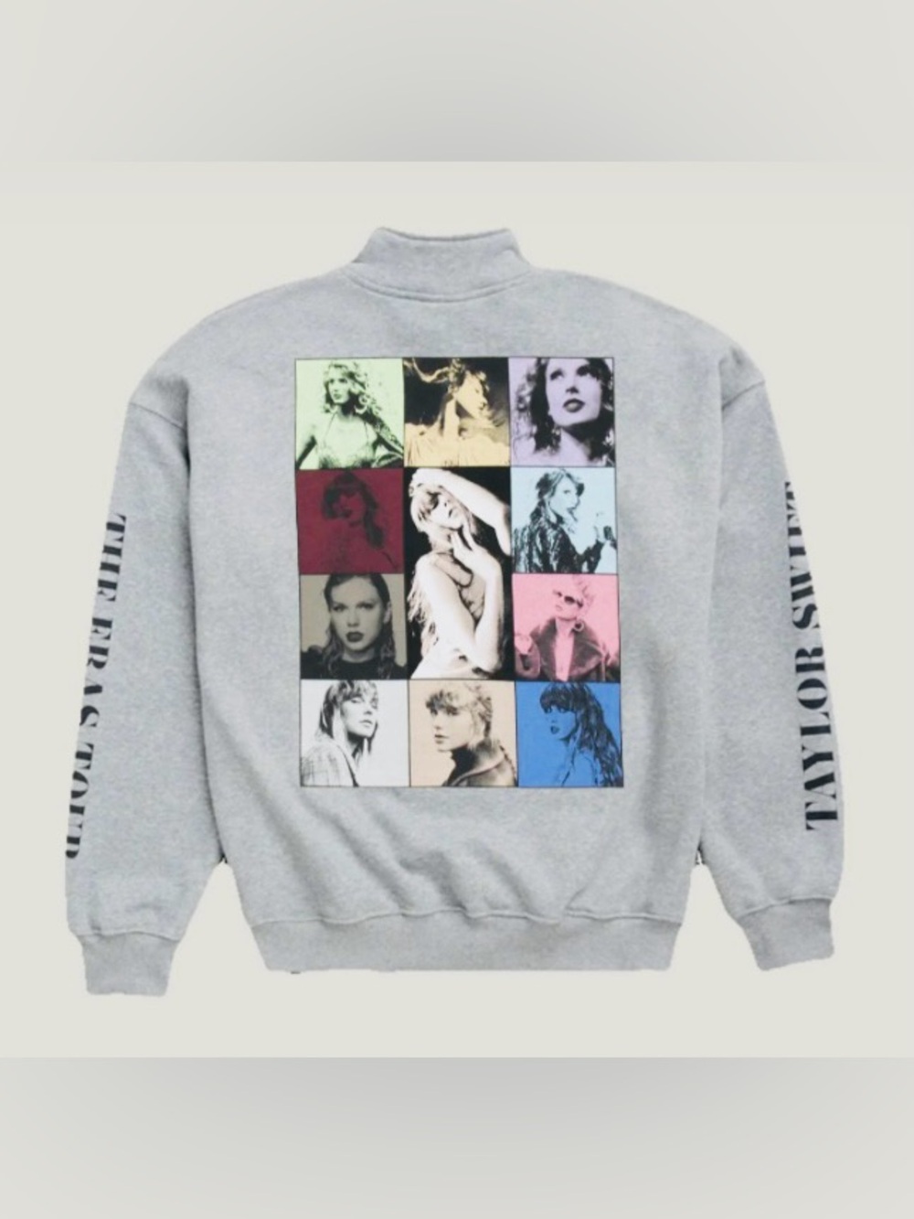 Taylor Swift The Eras Tour Quarter Zip Sweatshirt Oversized XS